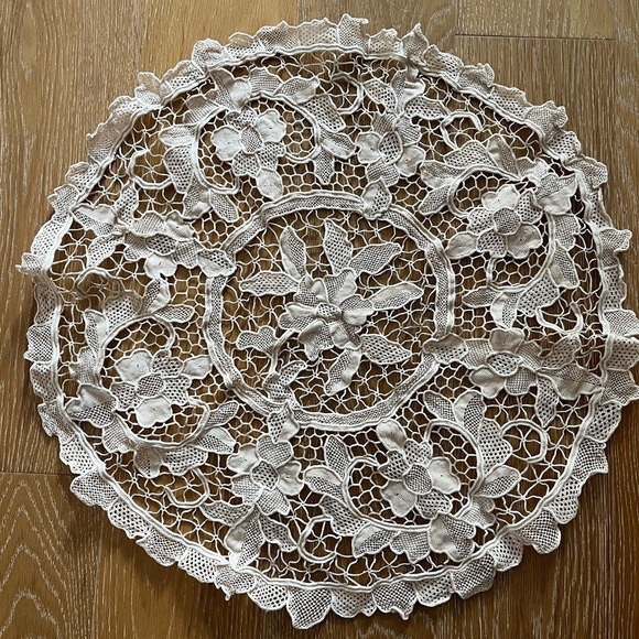 Crochet tabletop napkin cream - Picture 4 of 4